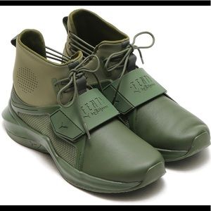 Green FENTY Puma by Rihanna shoes